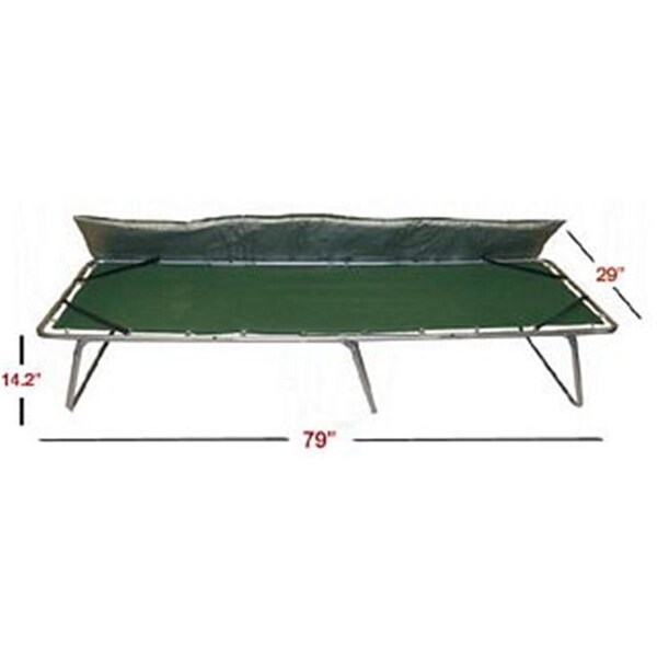 Giga Tents Folding Cot With Mattress 79 Inch WFCM Zoro